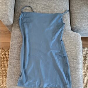 Missguided Blue High Low Dress